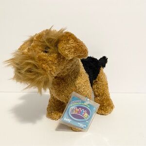 Ganz Webkinz Airedale Terrier Dog Plush w Sealed Code Stuffed Animal Puppy Toy